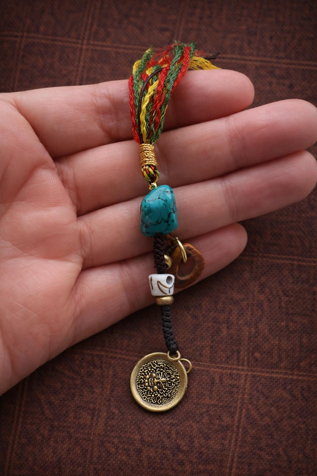 Yellow Jambhala Prosperity Charm – Keychain or Bag Charm