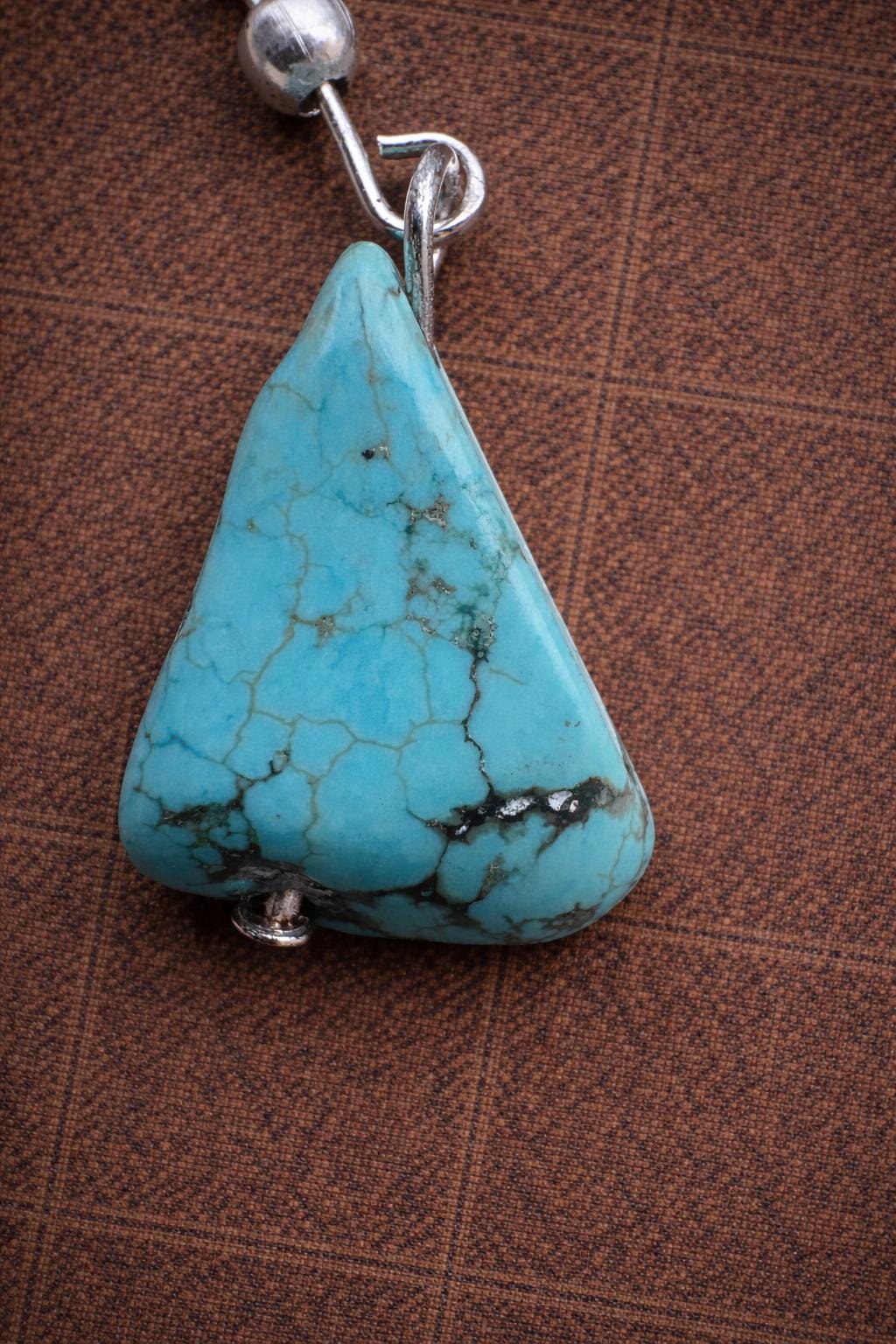 Handmade Turquoise Earrings – Vintage Tibetan-Inspired Jewelry | Unisex