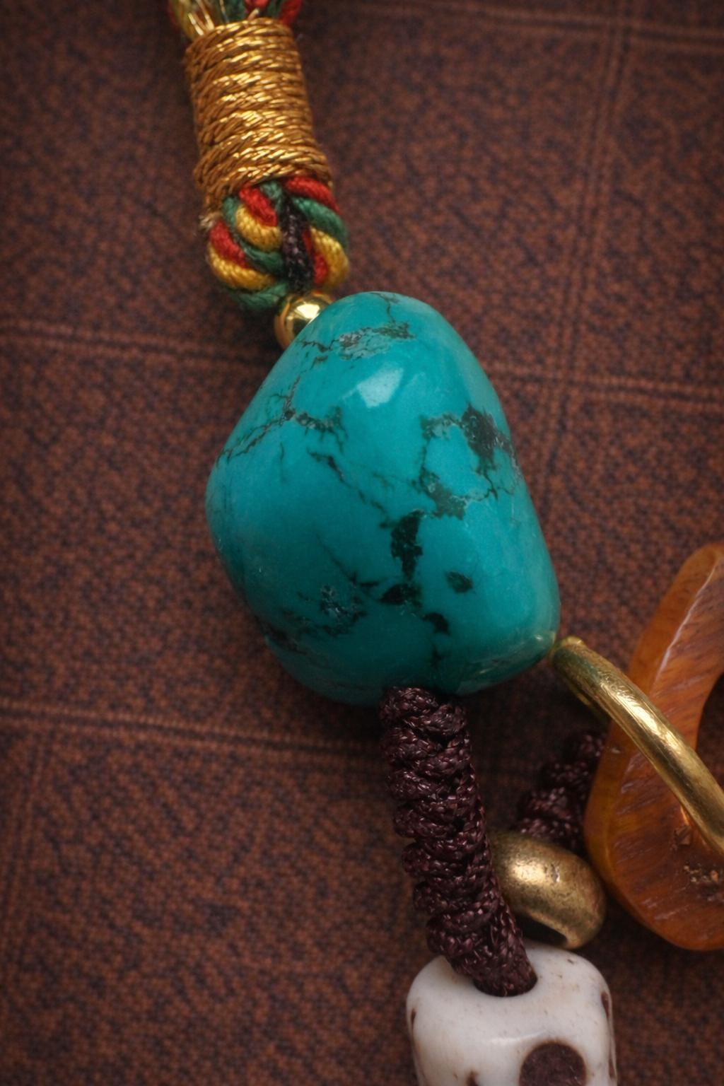 Yellow Jambhala Prosperity Charm – Keychain or Bag Charm