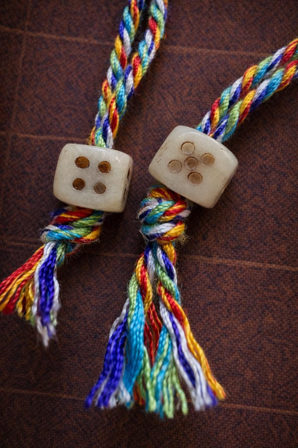 Citipati Skull Bracelet | Yak Bone Small Bead Tibetan Protection Amulet