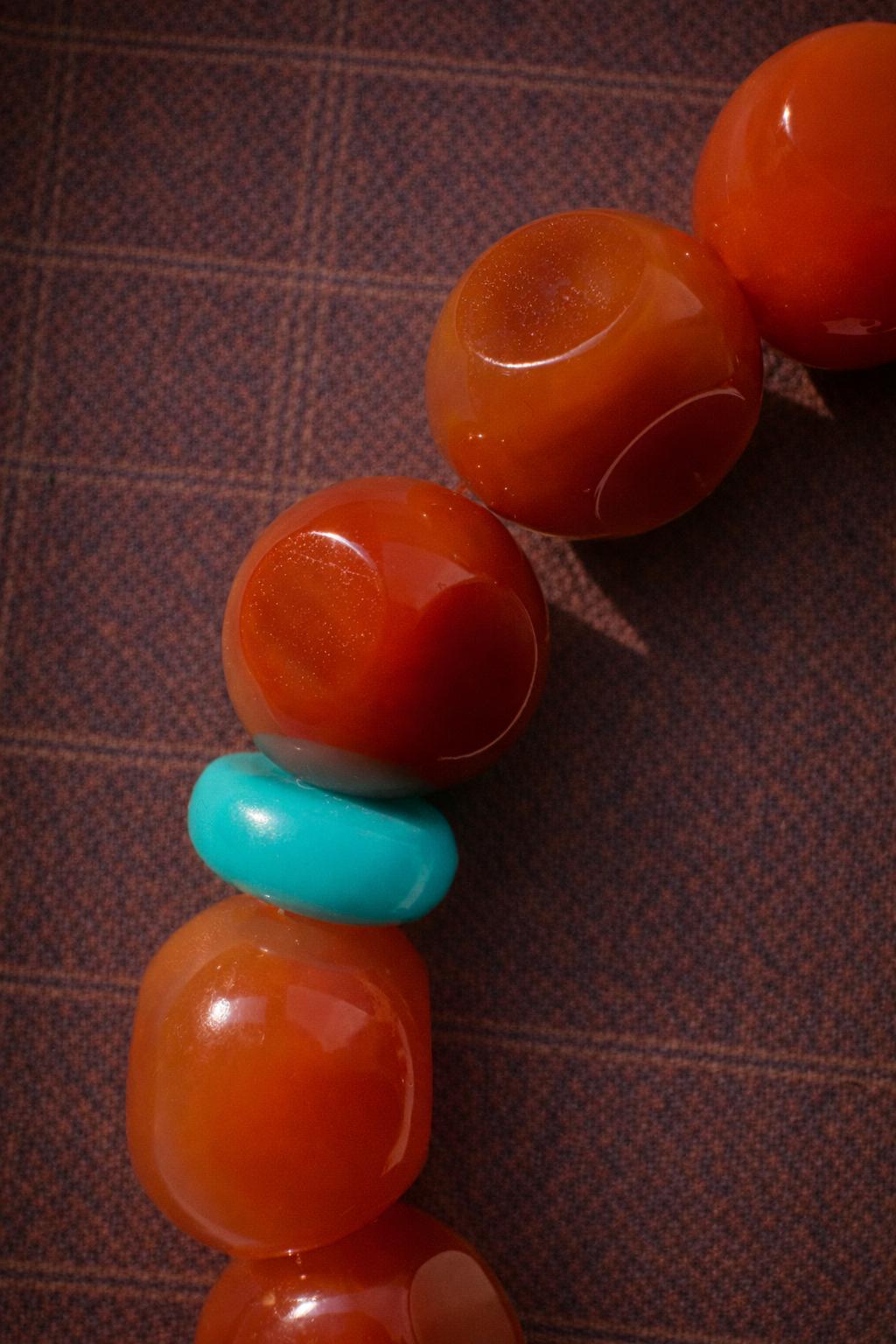 Tibetan Red Agate Bracelet with Dzi Bead & Turquoise Accent – Handmade Adjustable Wrist Mala