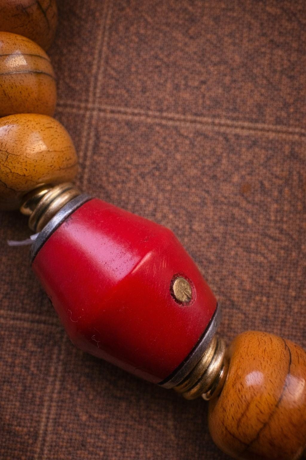 Tibetan Yak Bone Couple Bracelet – Barrel Mala Beads | Unity & Protection