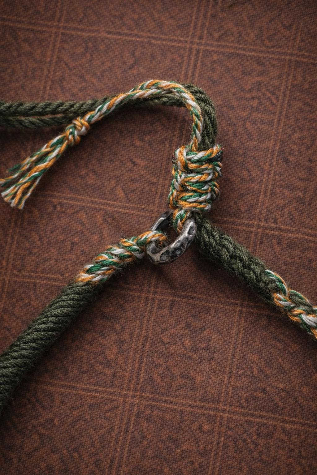 Handmade Three-Eye Dzi Bead Bracelet – Tibetan Braided Ethnic Rope Jewelry