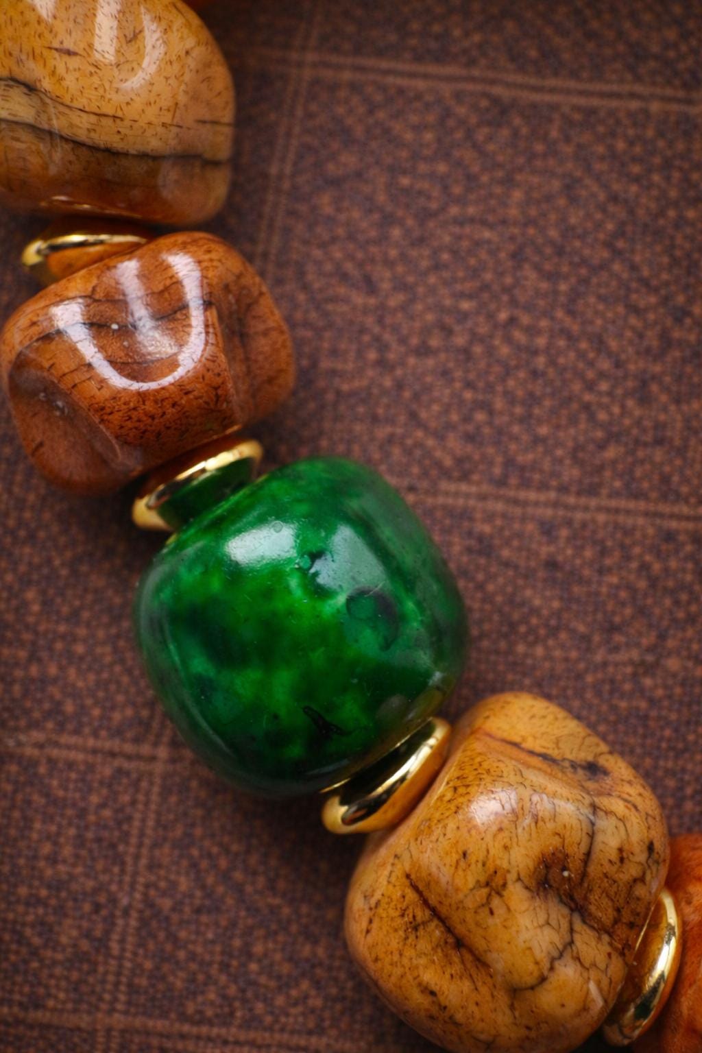 Tibetan Yak Bone Bracelet – Wealth Dzi Bead
