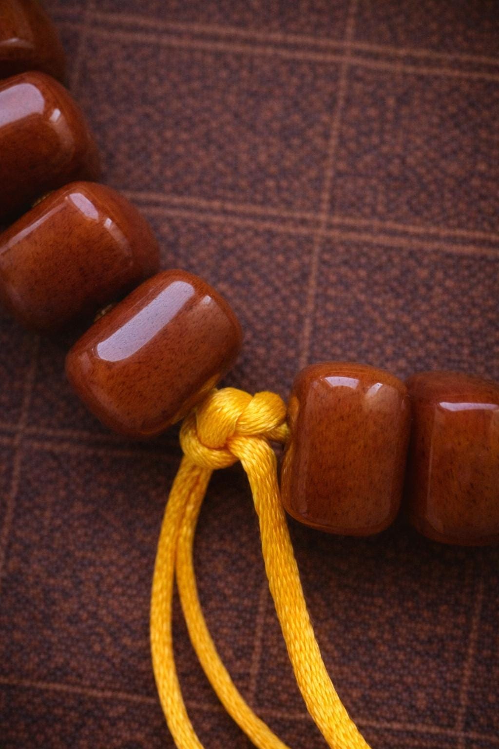 Camel Bone Bracelet – Irregular Square Beads | Minimal Vintage Jewelry