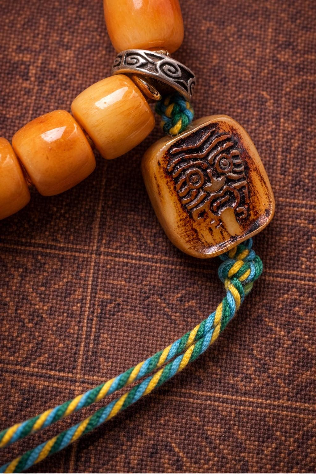 Tibetan Style Camel Bone Bead Bracelet | Vintage Style