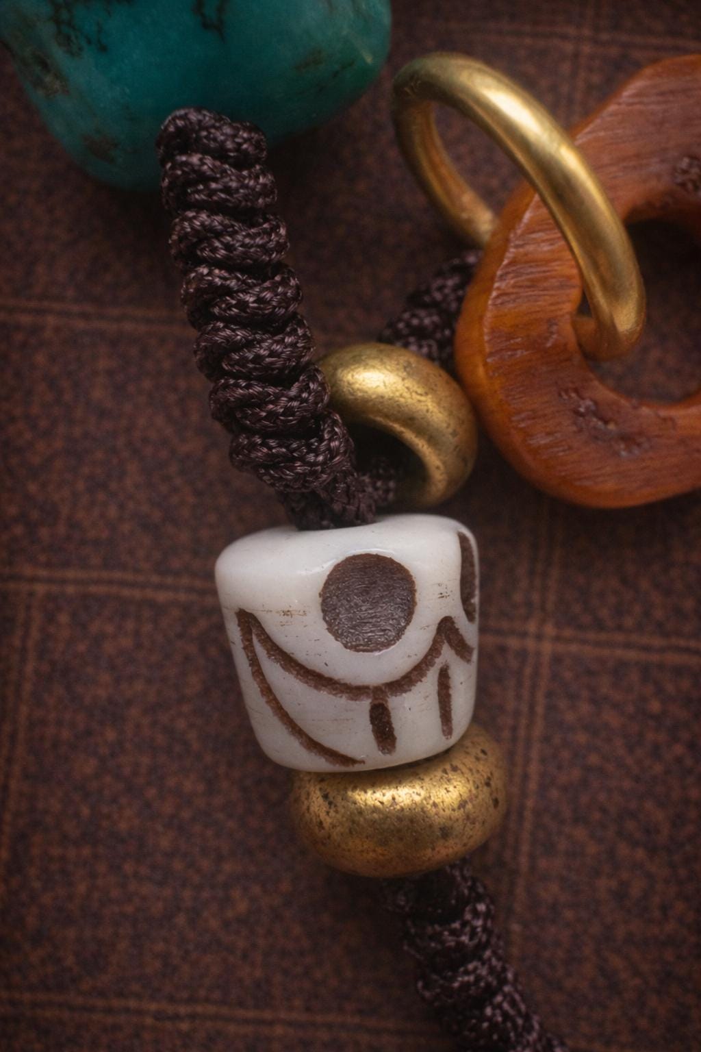 Yellow Jambhala Prosperity Charm – Keychain or Bag Charm